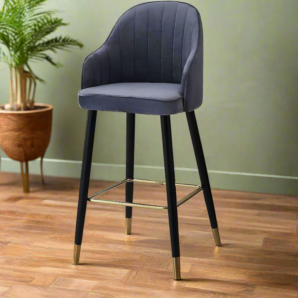 Modern Dining Chair with Metal Legs