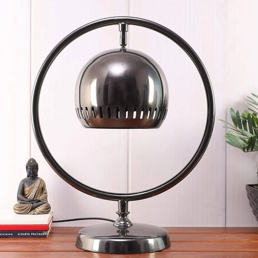 Wood & Black Aluminum Twist Design