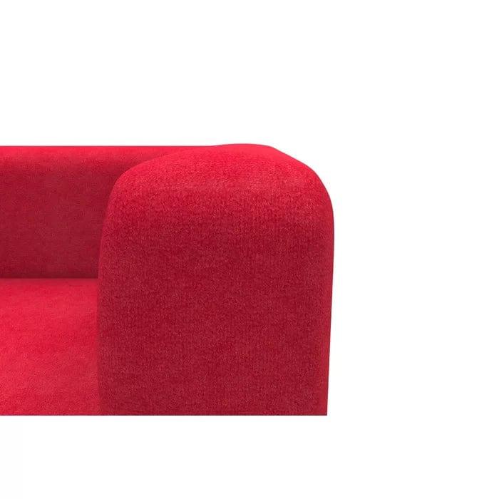 Wooden Twist Snazzy Style Teak Wood 3 Seater Modern Sofa