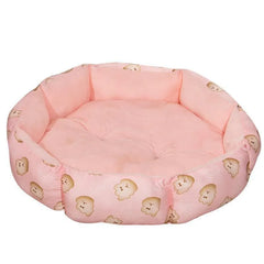 Octagonal Cage Pet Bed Universal Fleece Lining - Wooden Twist UAE