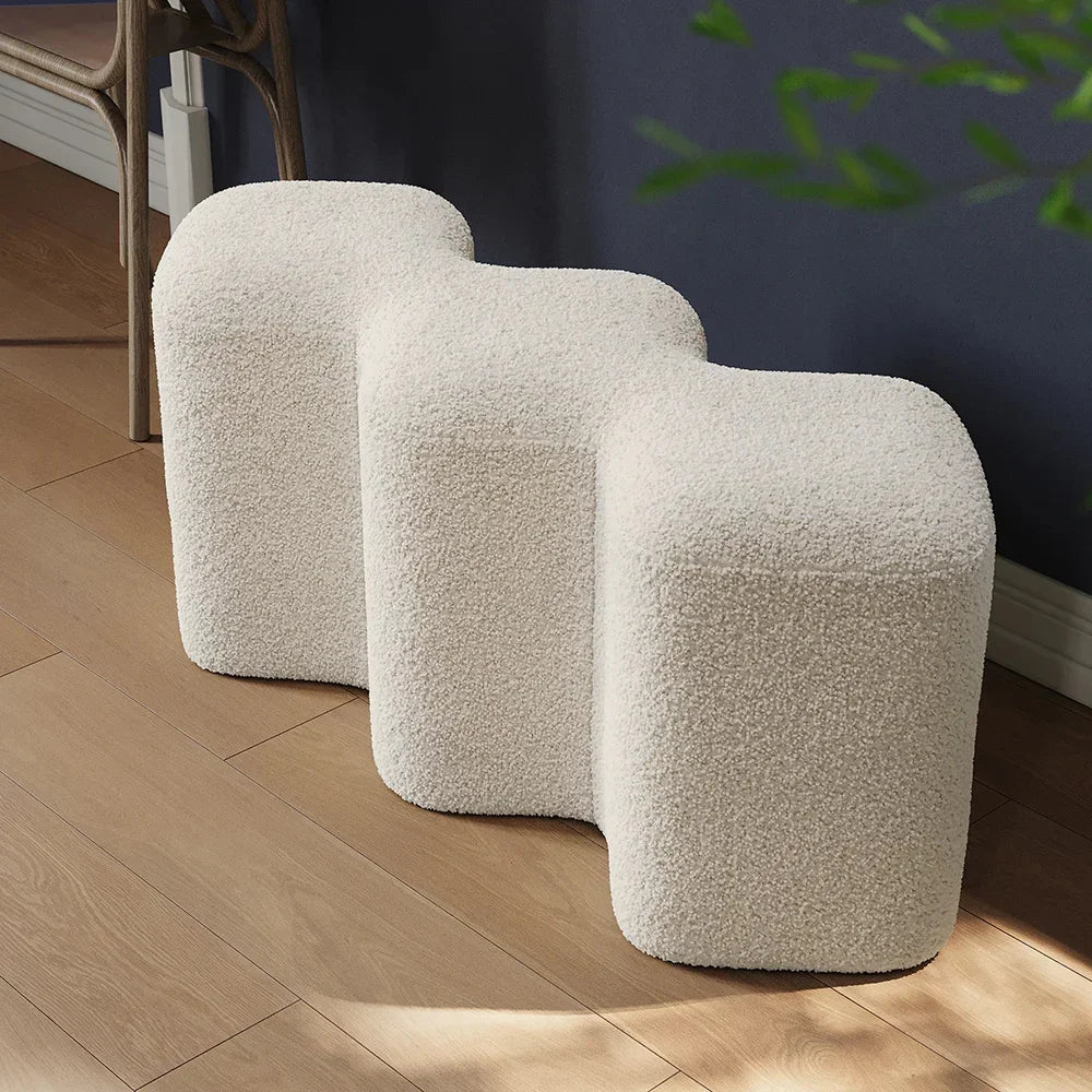 Boucle Comfort Meets Entryway Style