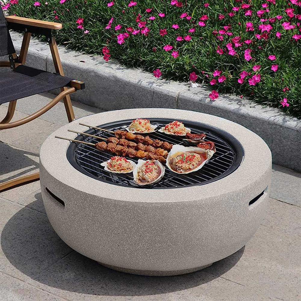 Outdoor Burning Charcoal  Firepit