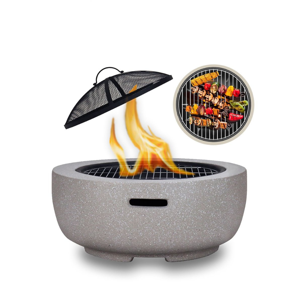 Outdoor Burning Charcoal  Firepit