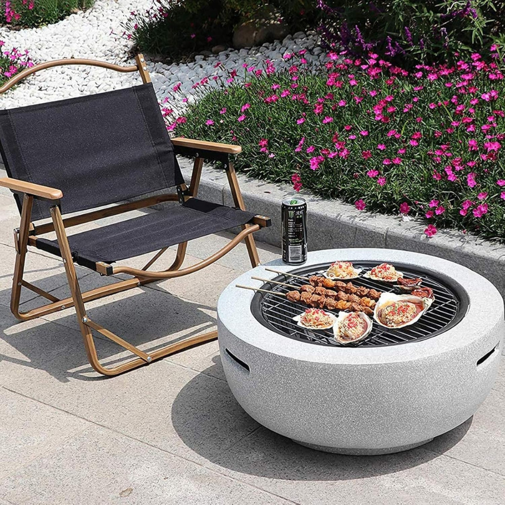 Outdoor Burning Charcoal  Firepit