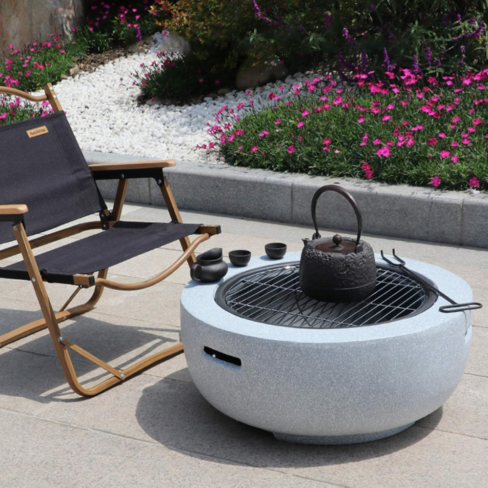 Outdoor Burning Charcoal  Firepit