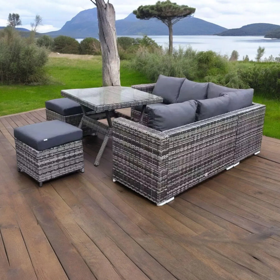 Rattan Wicker, Steel Frame