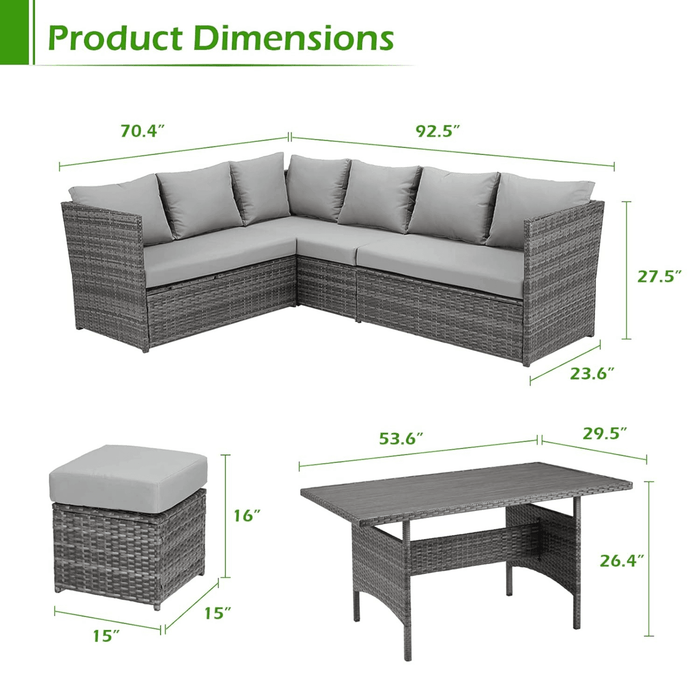 Garden furniture set