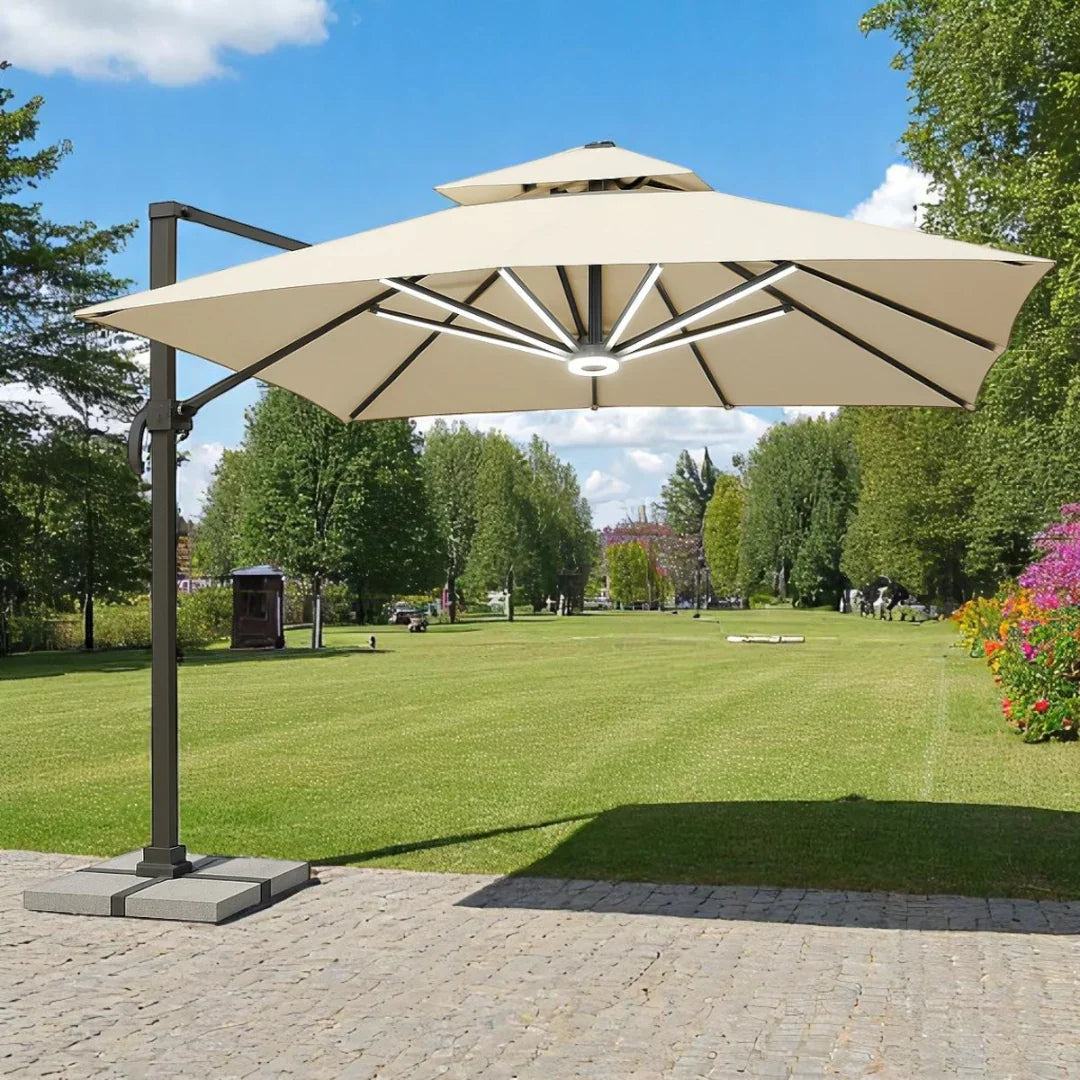 Shade and ambient light for your outdoor evenings
