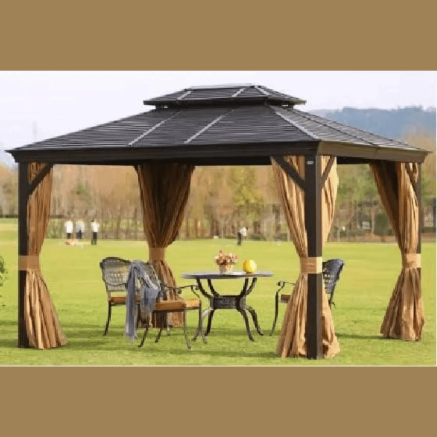Included Waterproof Curtain for Sudden Showers