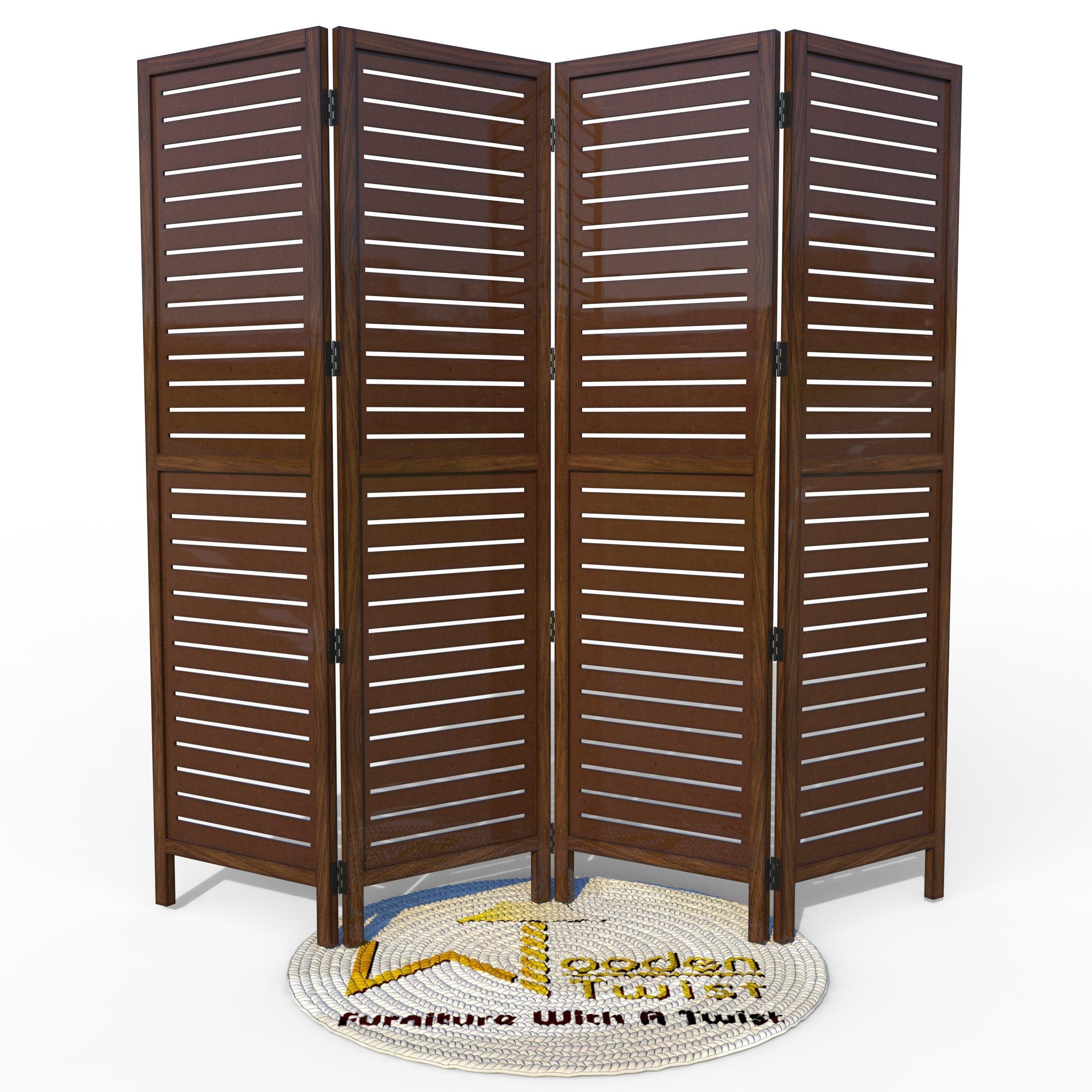 Wooden Handicrafts Partition Wooden Room Divider (Mango Wood) - Wooden Twist UAE