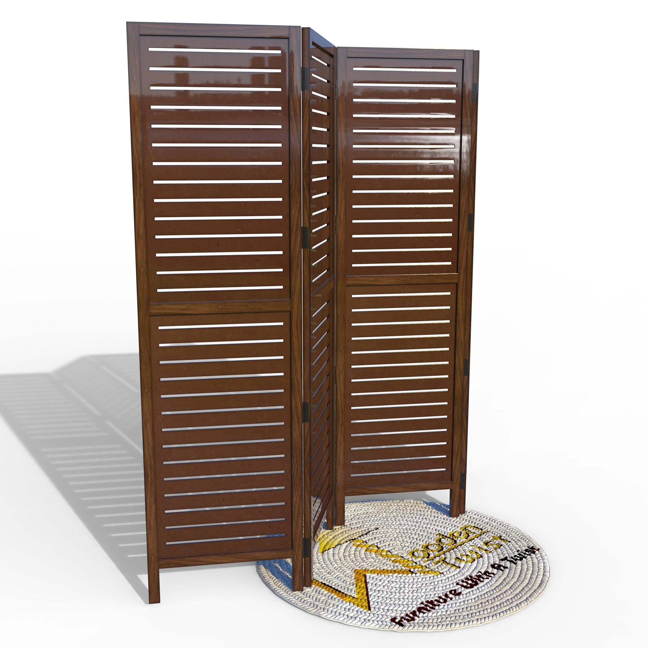 Wooden Handicrafts Partition Wooden Room Divider (Mango Wood) - Wooden Twist UAE