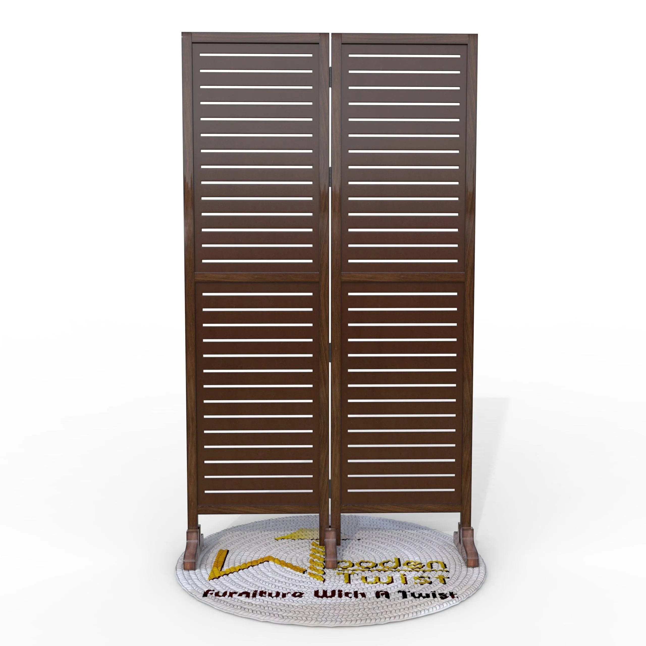 Wooden Twist Premium Solid Wood Room Divider - Wooden Twist UAE