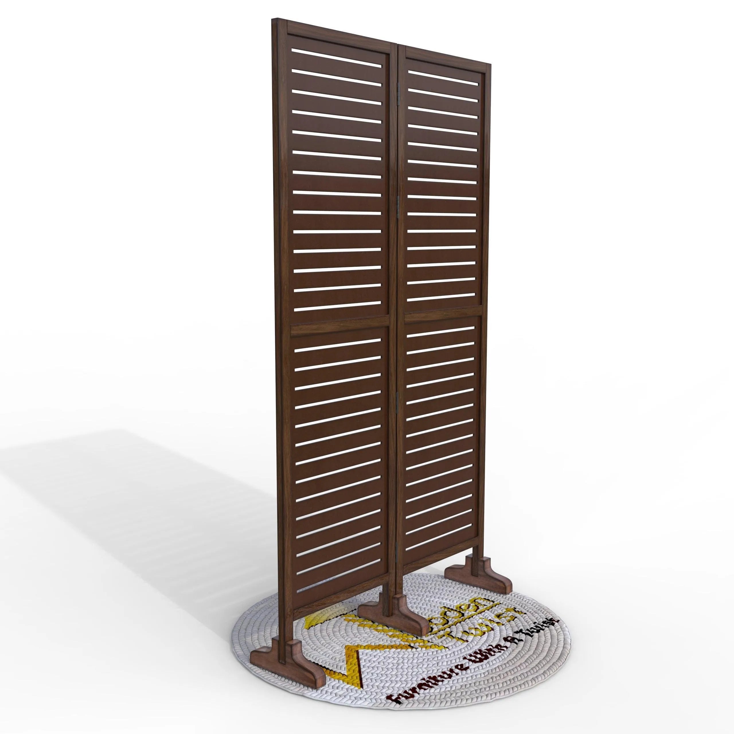 Wooden Twist Premium Solid Wood Room Divider - Wooden Twist UAE