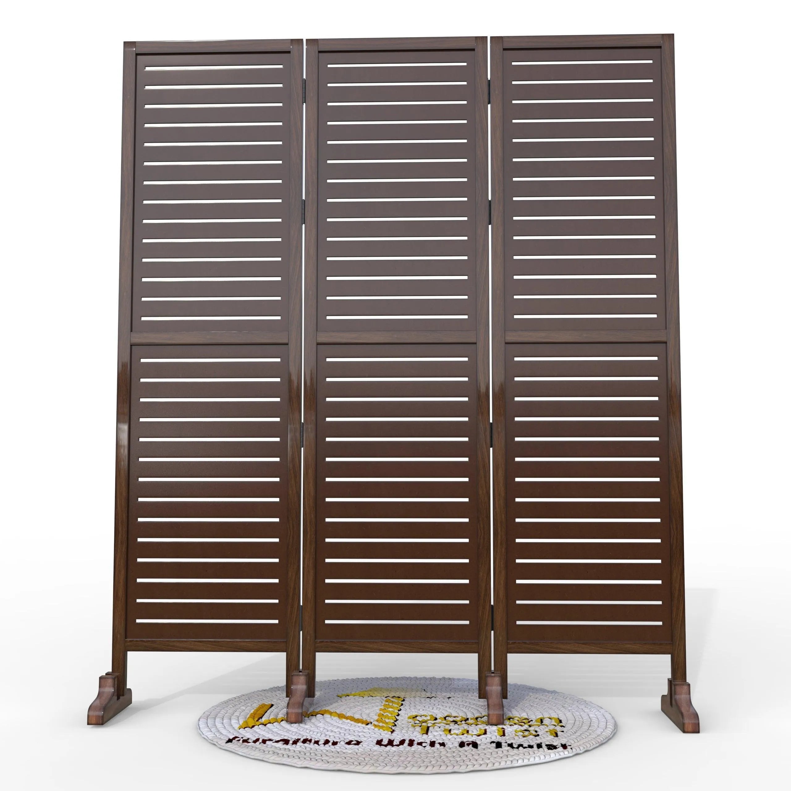 Wooden Twist Premium Solid Wood Room Divider - Wooden Twist UAE