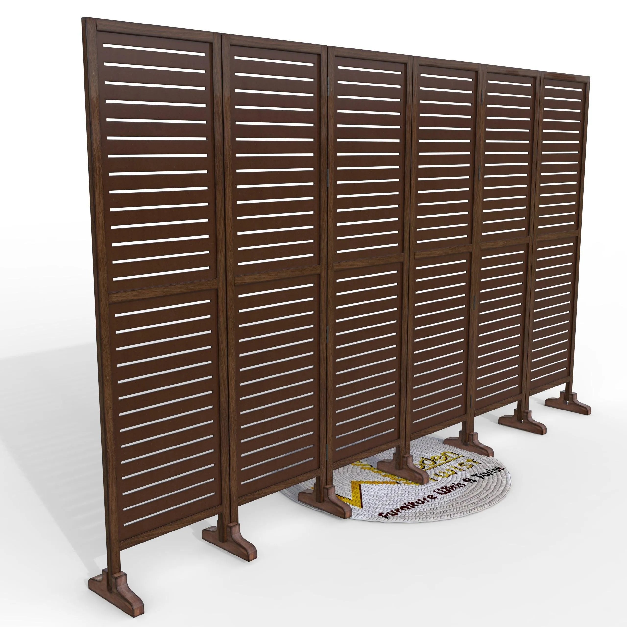 Wooden Twist Premium Solid Wood Room Divider - Wooden Twist UAE