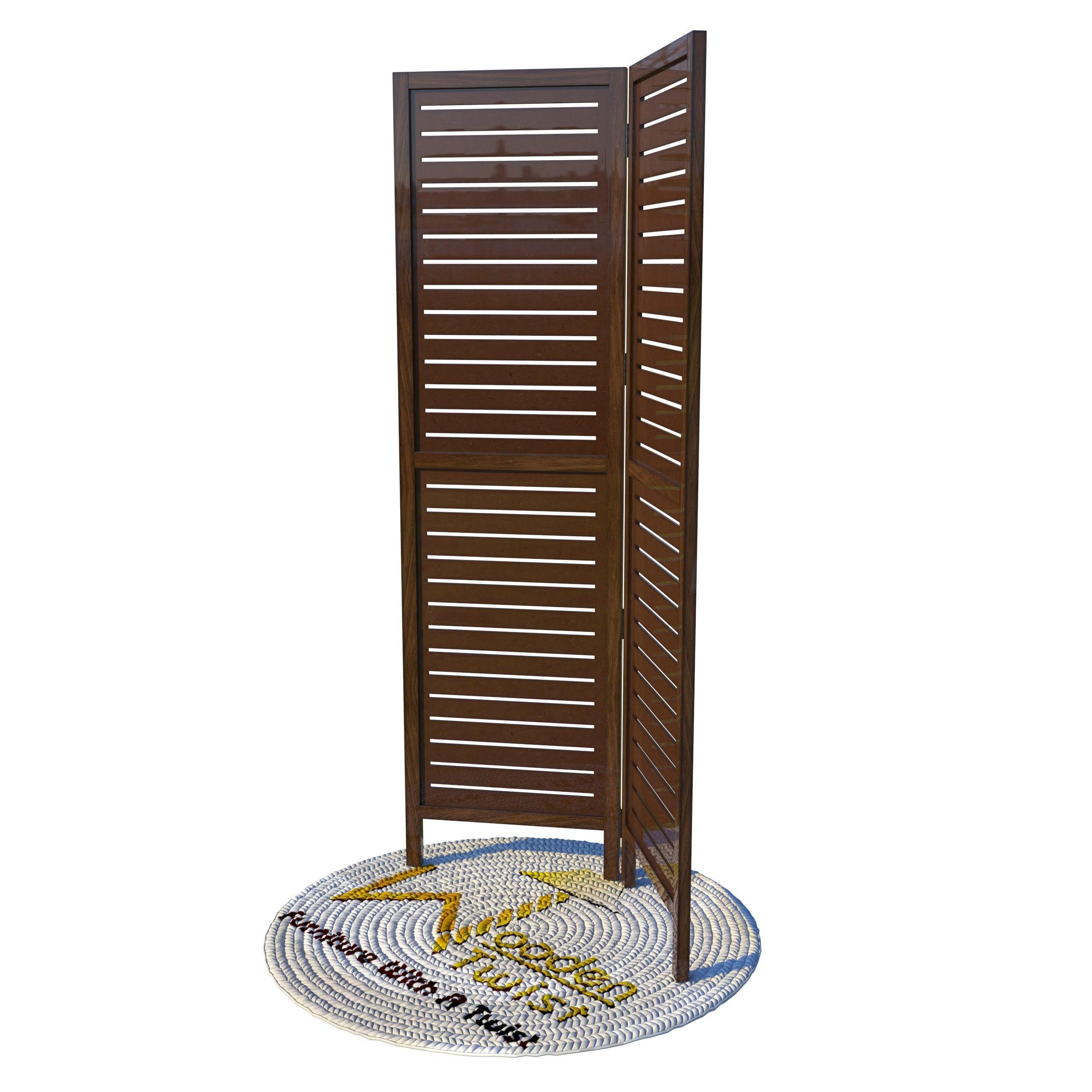 Wooden Handicrafts Partition Wooden Room Divider (Mango Wood) - Wooden Twist UAE