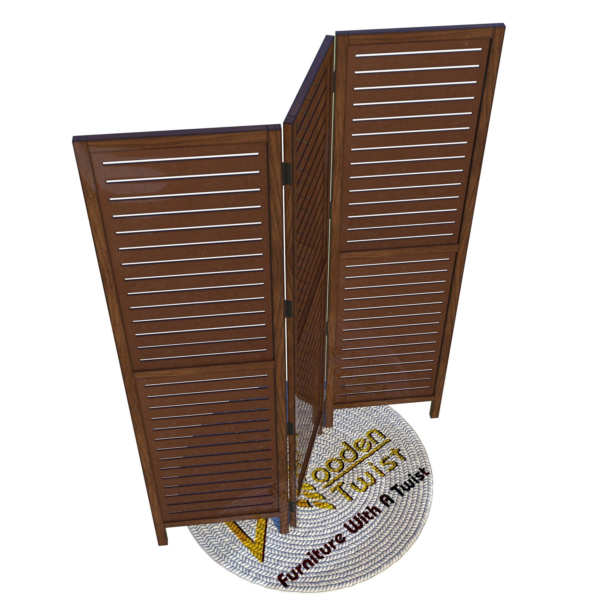 Wooden Handicrafts Partition Wooden Room Divider (Mango Wood) - Wooden Twist UAE