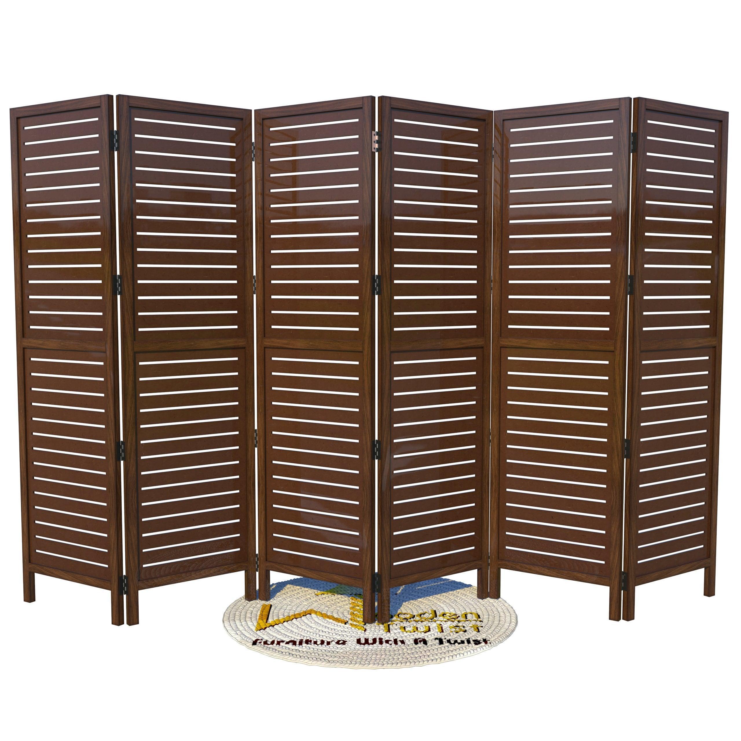 Wooden Handicrafts Partition Wooden Room Divider (Mango Wood) - Wooden Twist UAE