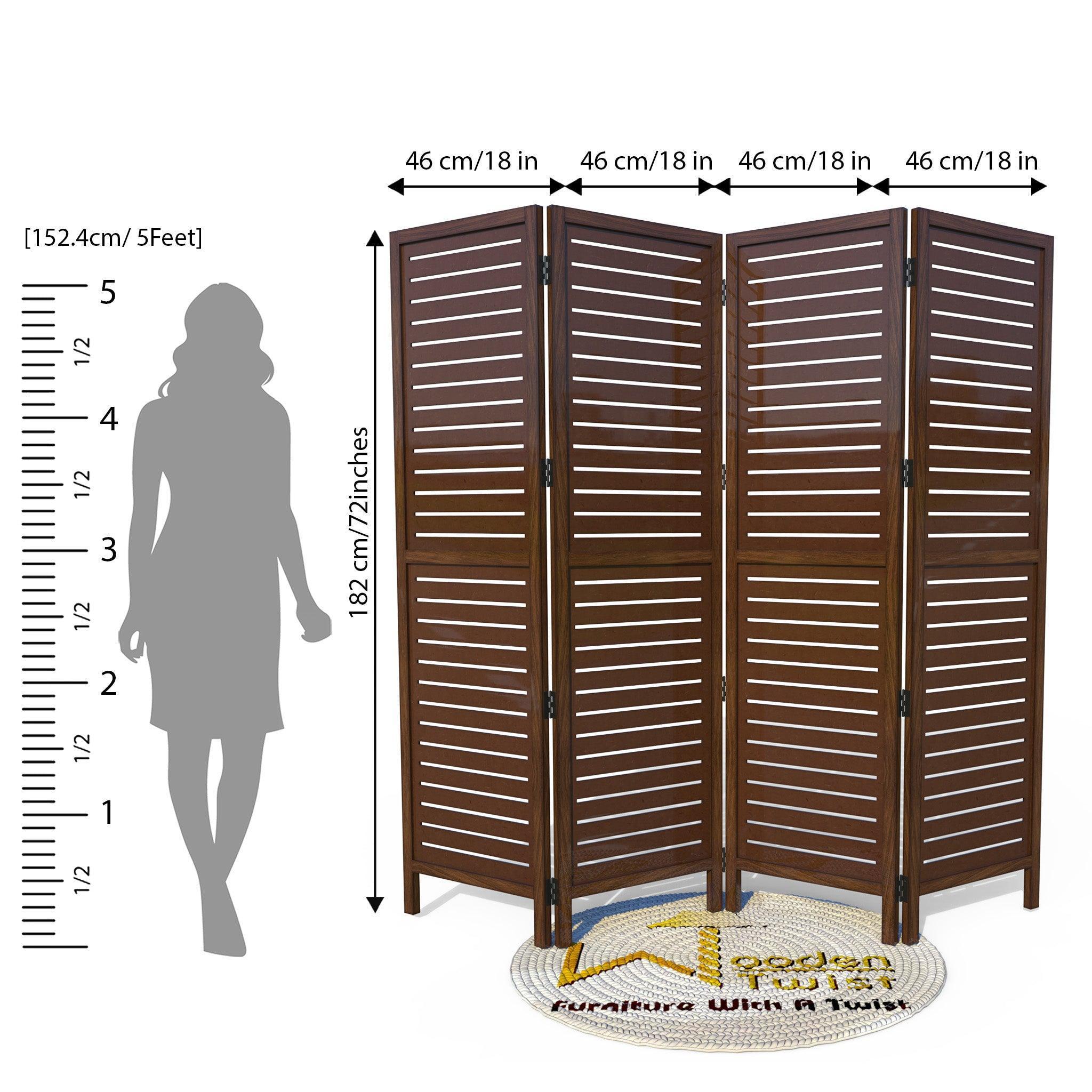 Wooden Handicrafts Partition Wooden Room Divider (Mango Wood) - Wooden Twist UAE