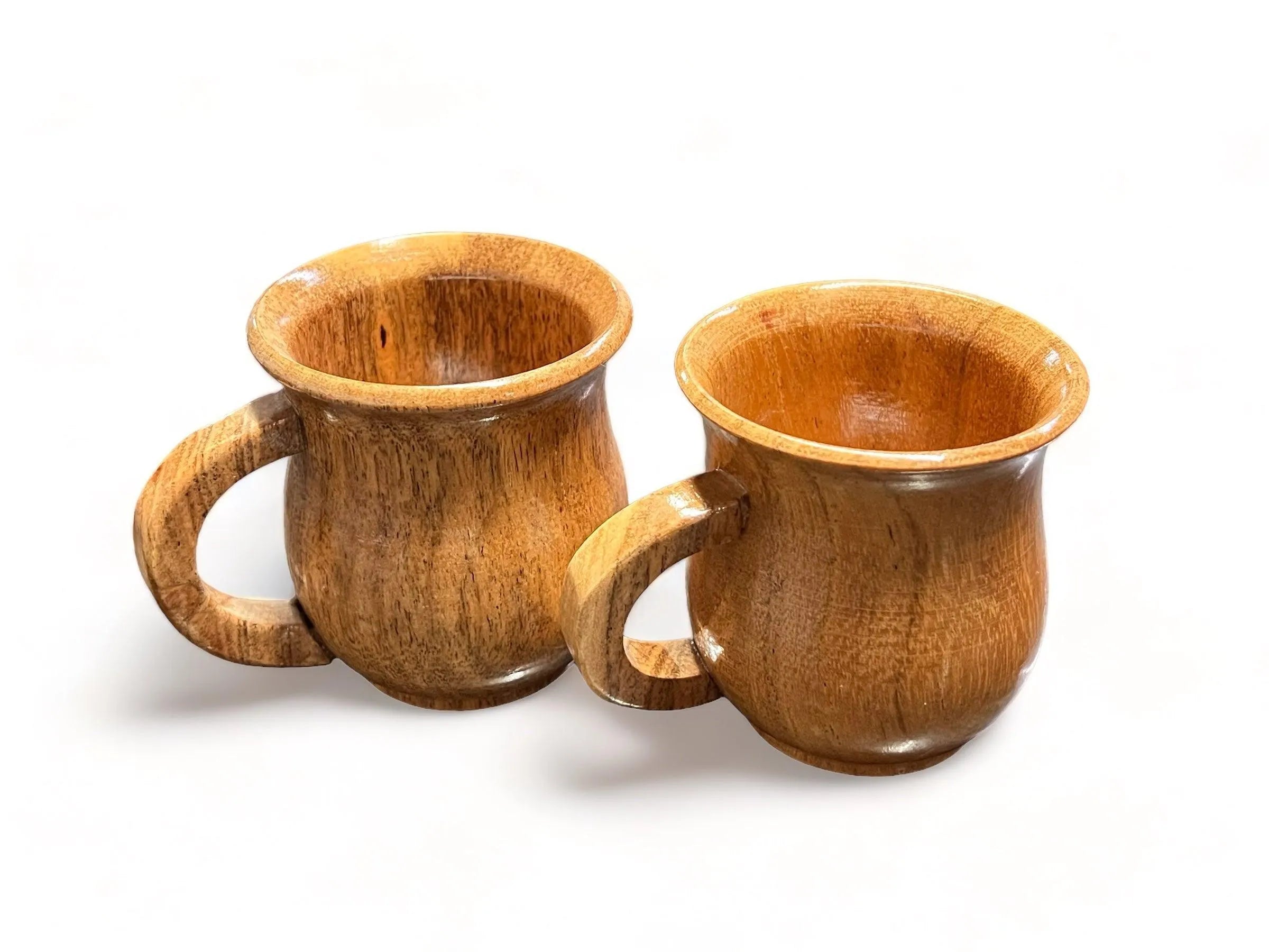 Wooden Twist Gripping Acacia Wood Gripping Tea & Coffee Cup ( Set of 2 ) - Wooden Twist UAE