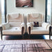 Wooden Twist European Style Teak Wood Boucle Sofa Set 3+1+1 - Wooden Twist UAE