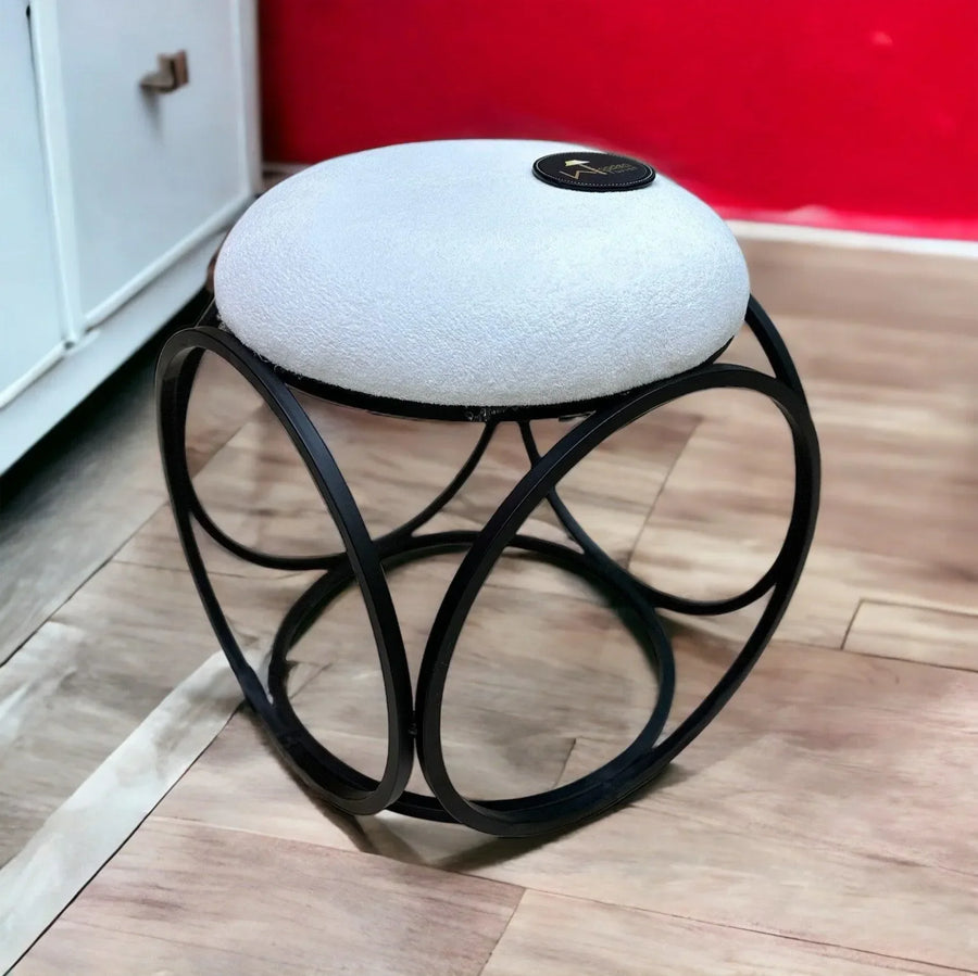 Spherical Shape, Wrought Iron Base