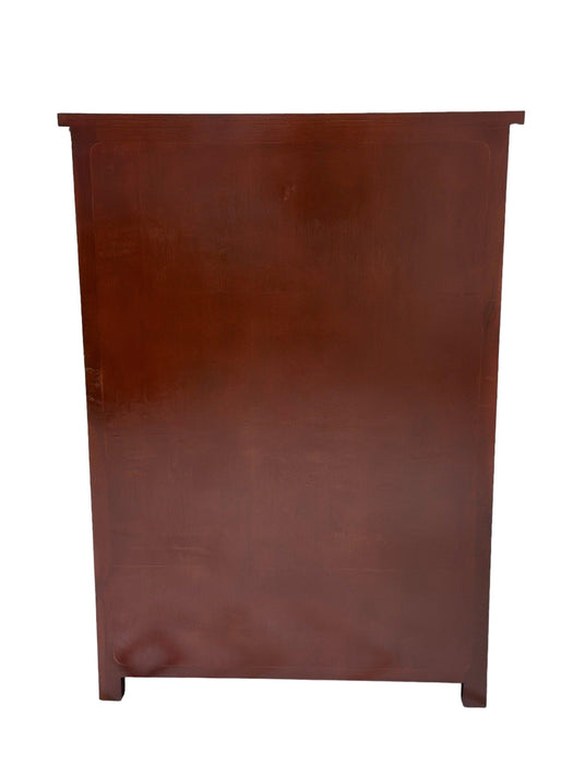 Wooden Standard Chest of 6 Drawers Storage Cabinet (Teak Wood) - Wooden Twist UAE