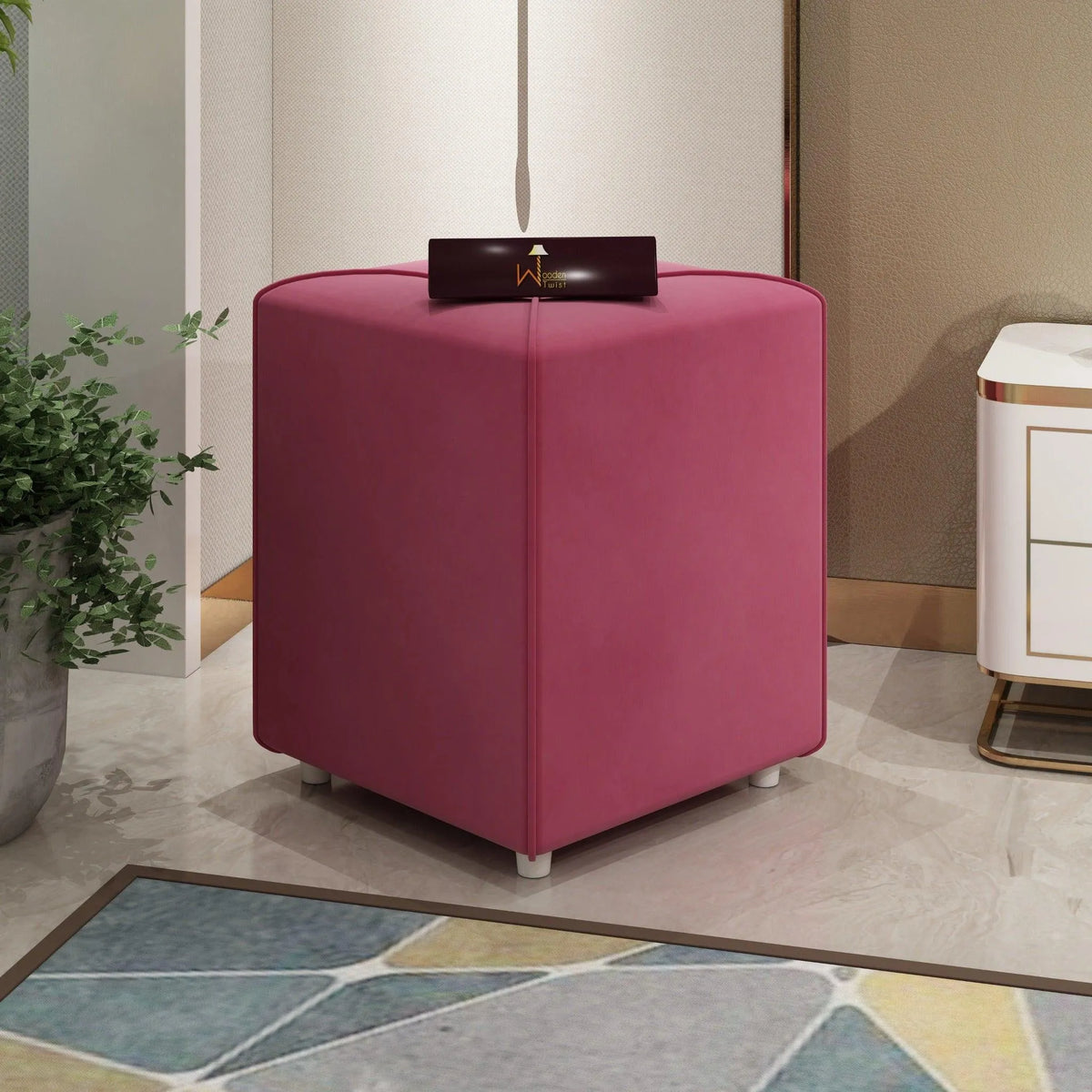 A Playful Pink Pop for Your Living Room