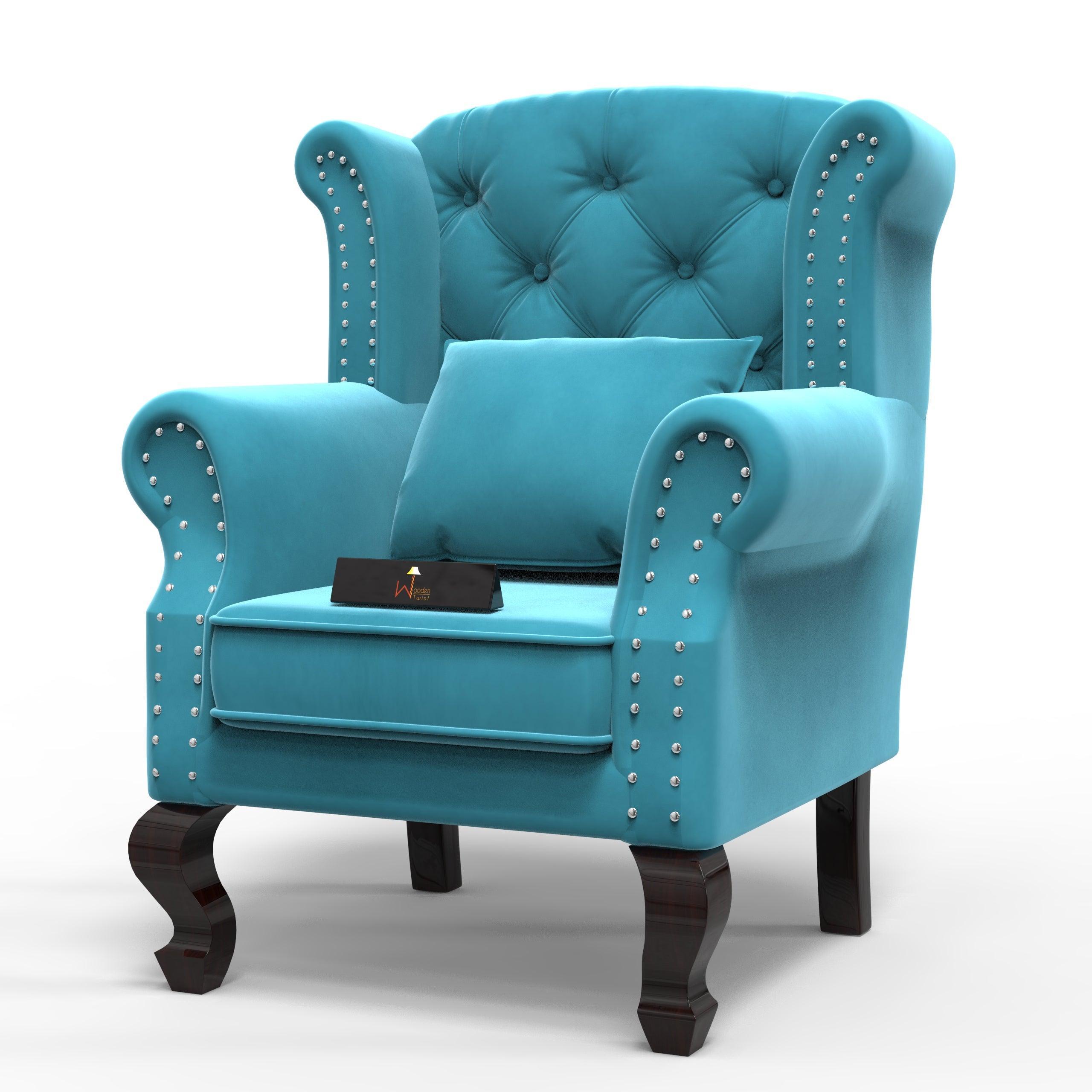 Majestic Wing Chair for Living Room/Home/Offices - Wooden Twist UAE