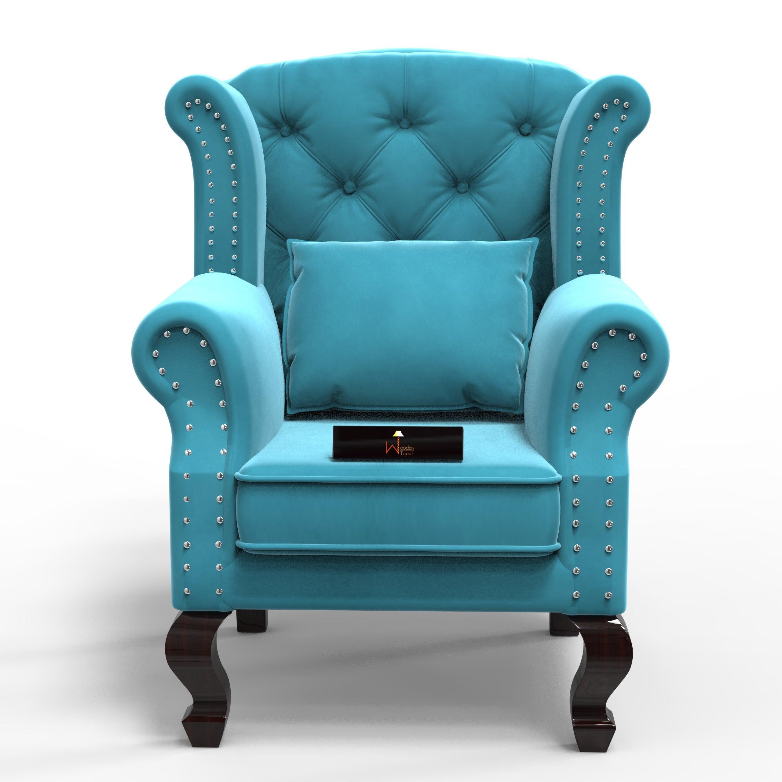 Majestic Wing Chair for Living Room/Home/Offices - Wooden Twist UAE