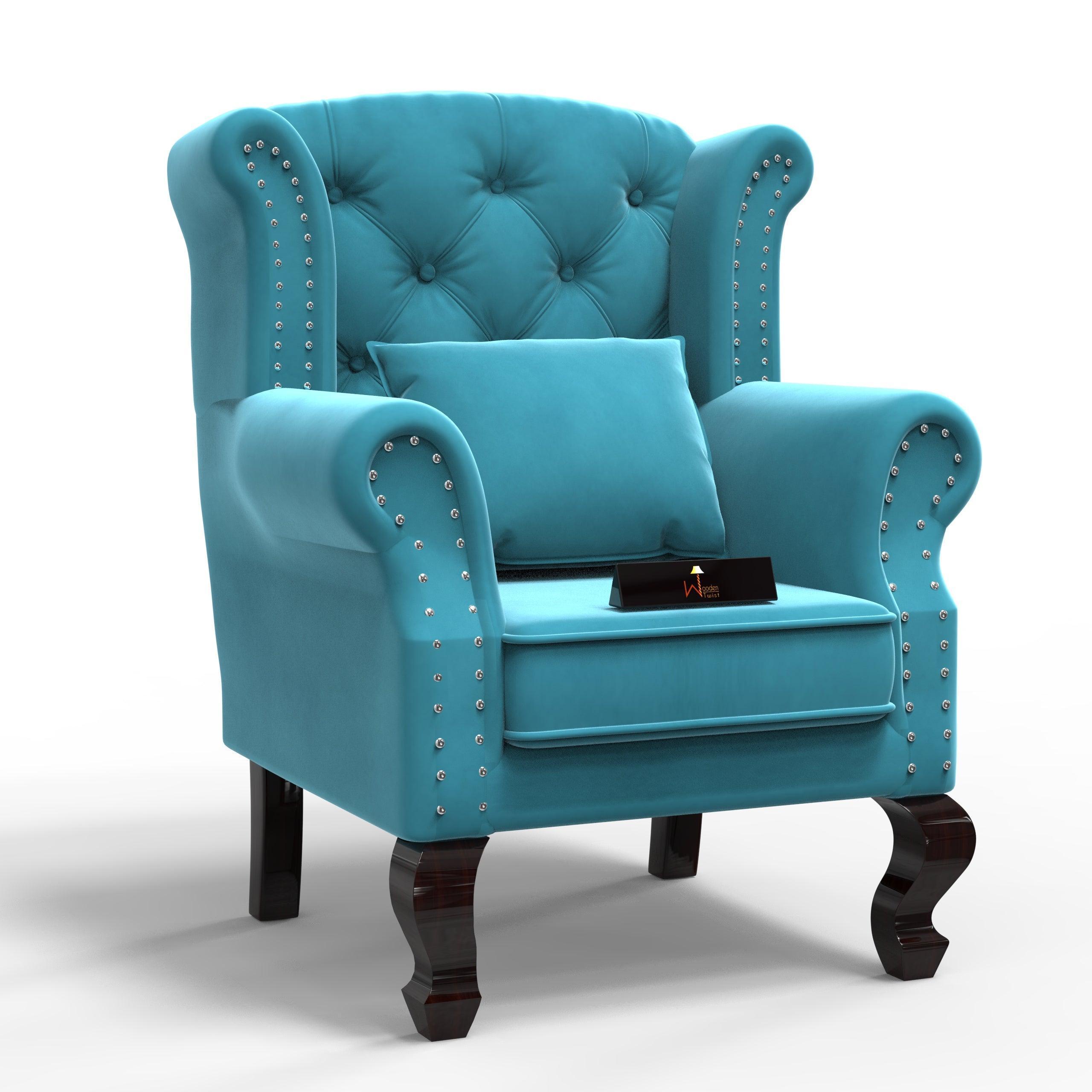 Majestic Wing Chair for Living Room/Home/Offices - Wooden Twist UAE