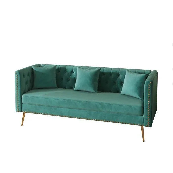 Modern Couch with Curved Arms