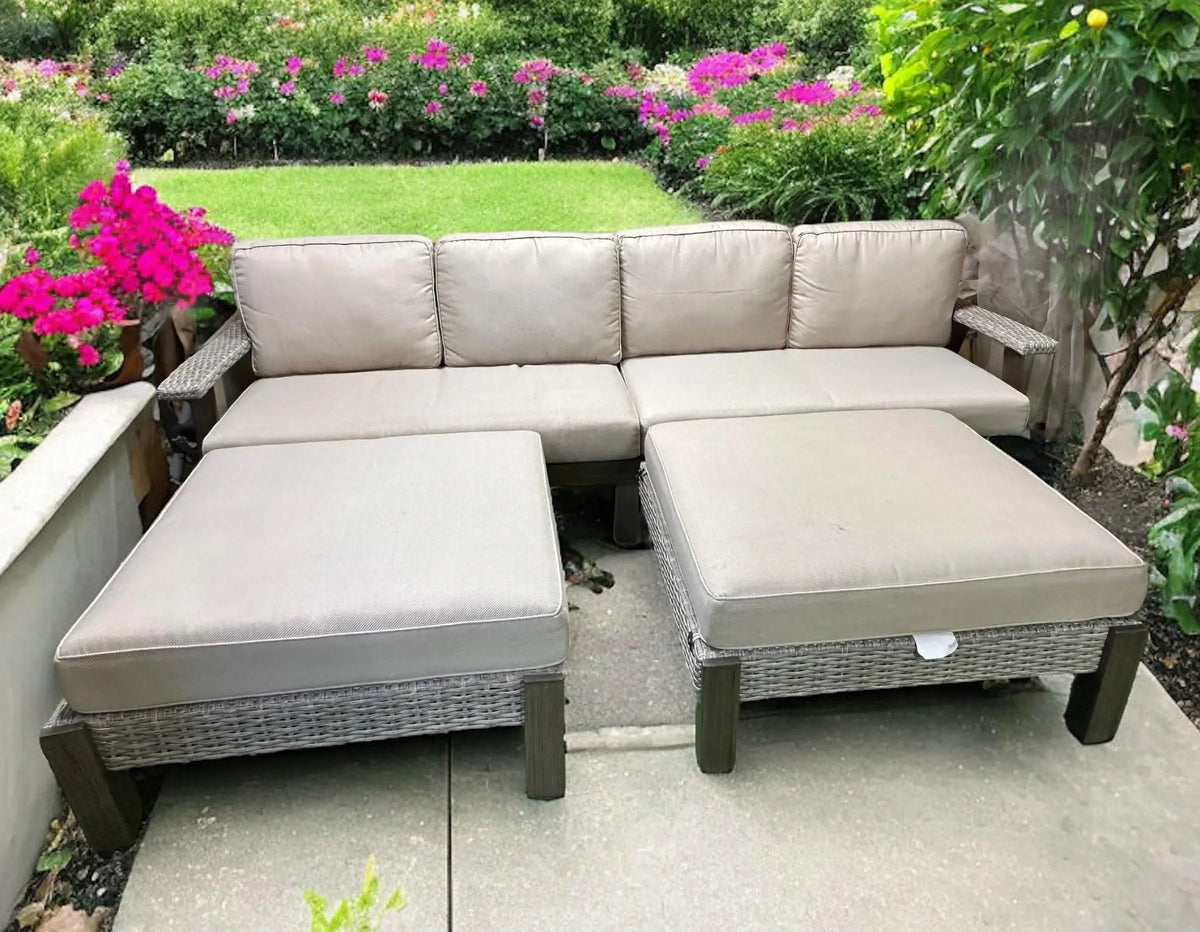 A Complete Rattan Lounge Set for Real Gatherings