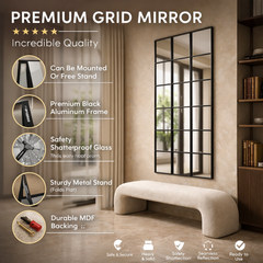 Regal Grid Luxe Full Length Mirror