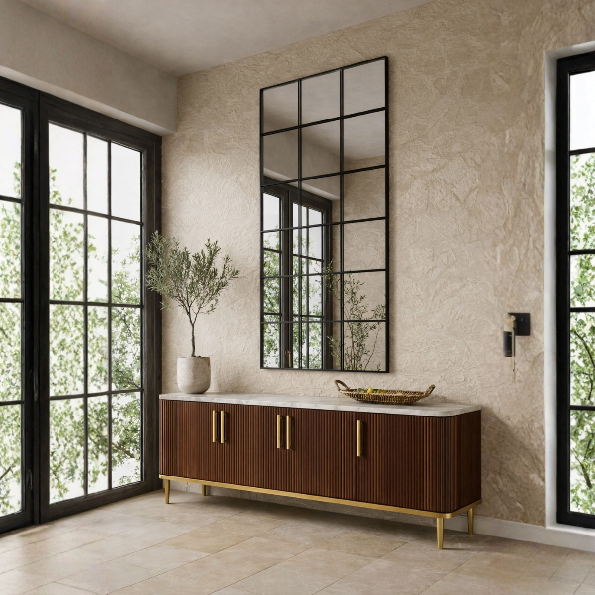 Regal Grid Luxe Full Length Mirror