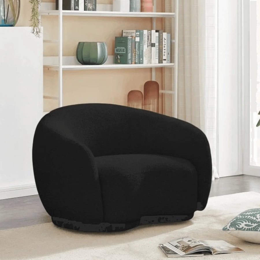 Plush Boucle Upholstery