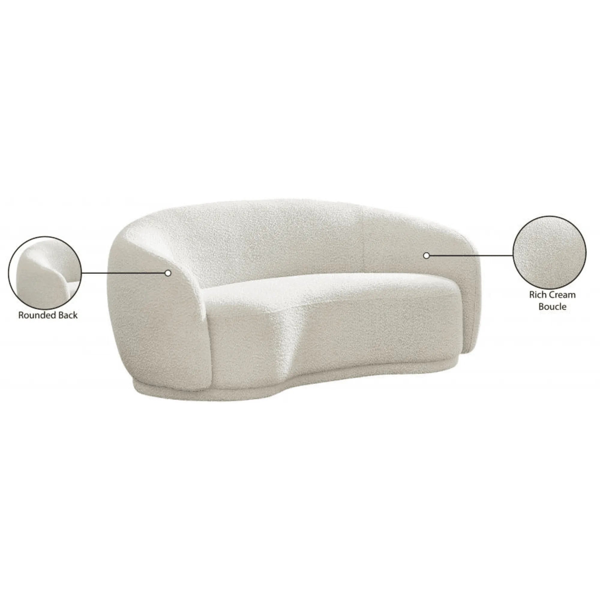 Rich Cream Sofa