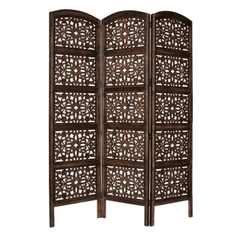 Wooden Room Divider in Brown Color - Wooden Twist UAE