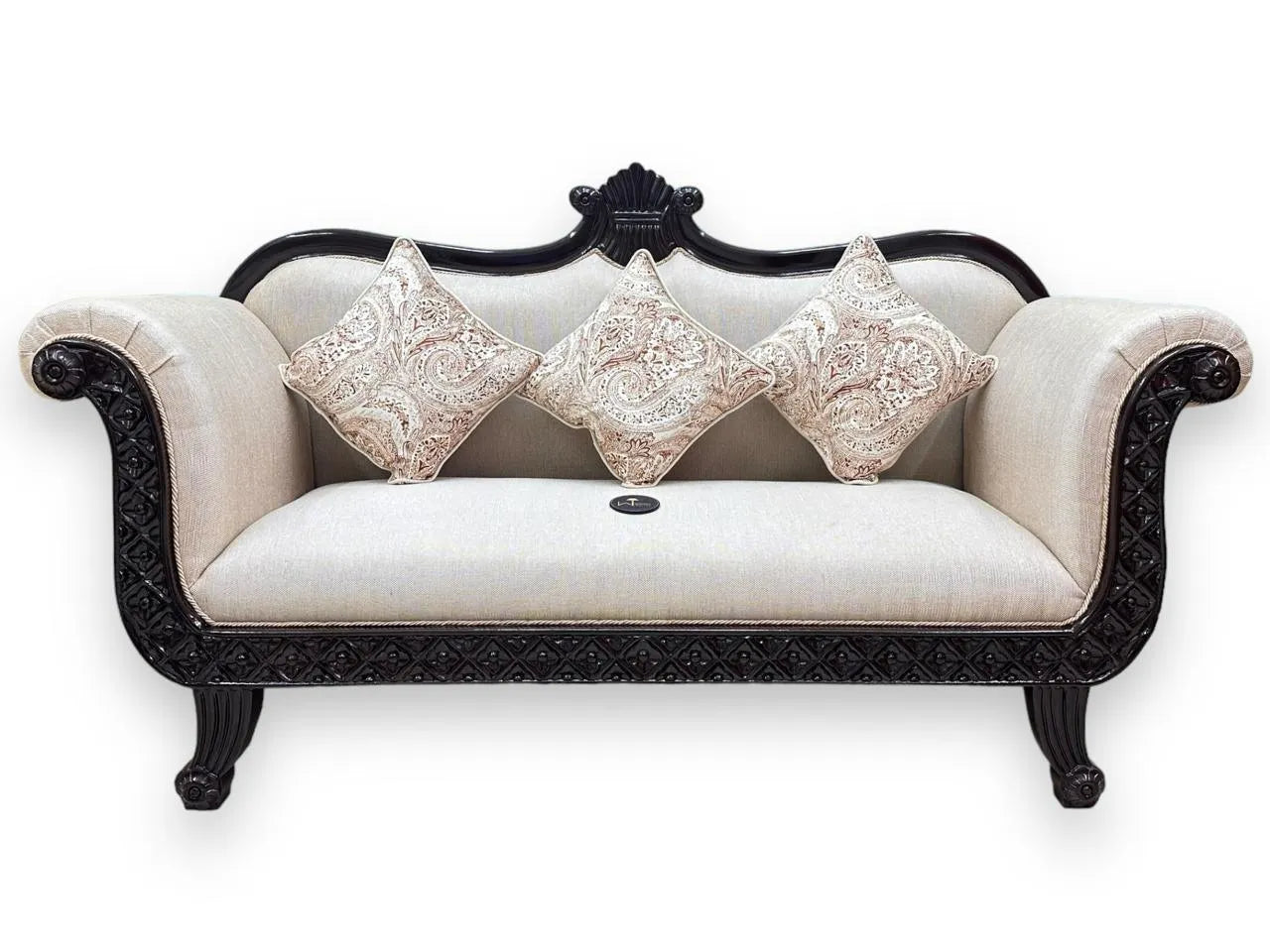 Royal Hand Carved Teak Wood Sofa Set