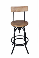 Rustic bar stool