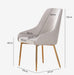 Wooden Twist Echelon Modern Cafe Dining Chair Wih Metal Legs - Wooden Twist UAE