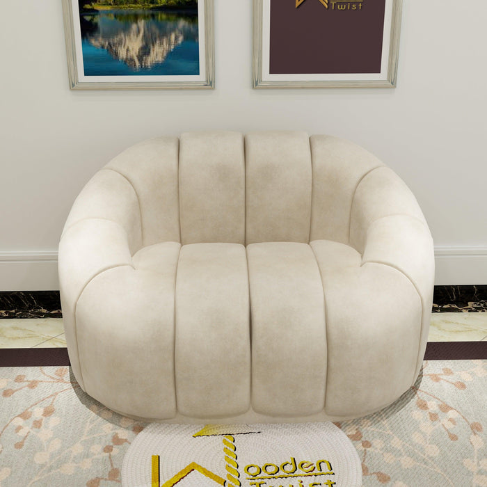 Collin Modern Oval Shape Sofa - Wooden Twist UAE