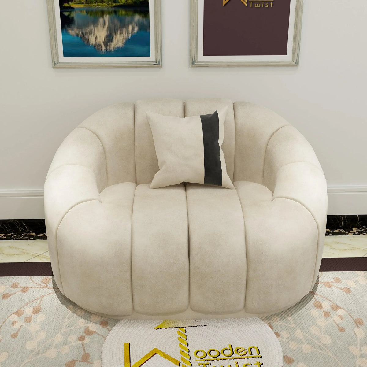 An Oval Silhouette That Makes One Seat Feel Like a Design Moment
