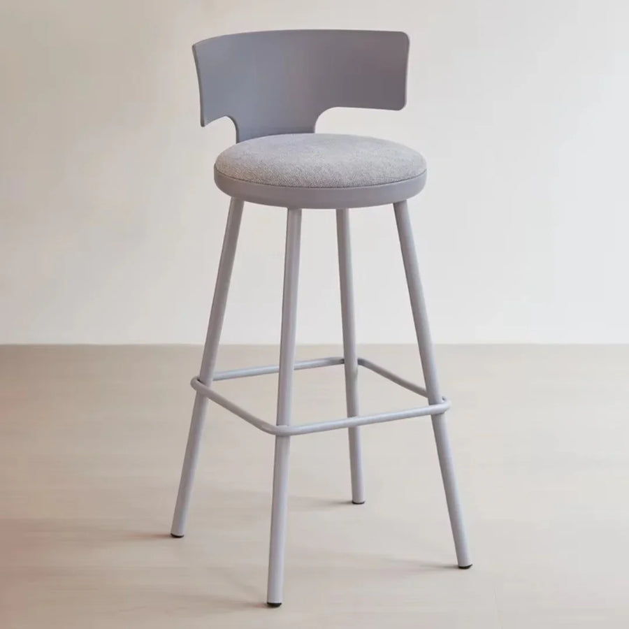 Durable Metal Frame with Footrest Ring