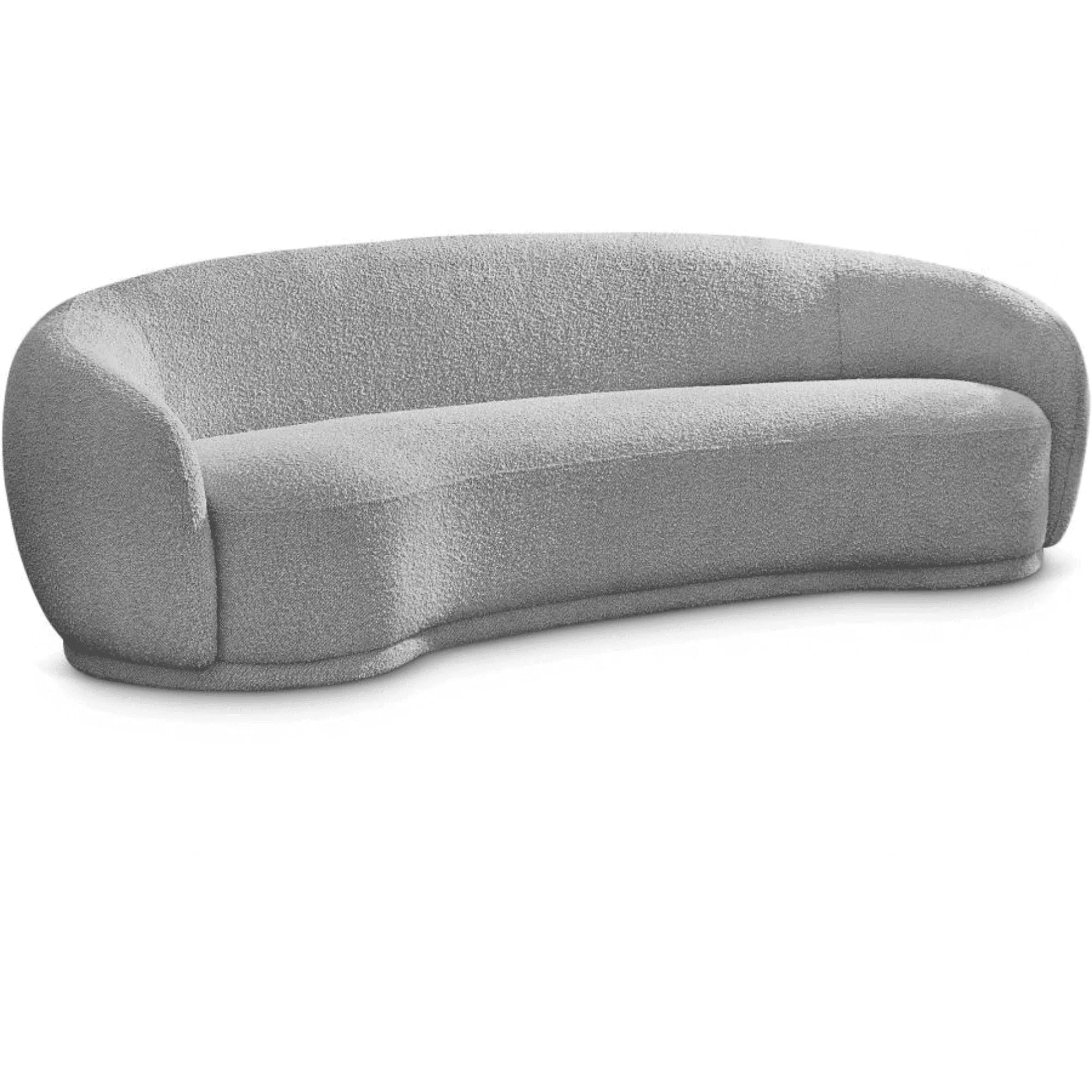 Modern rounded back sofa