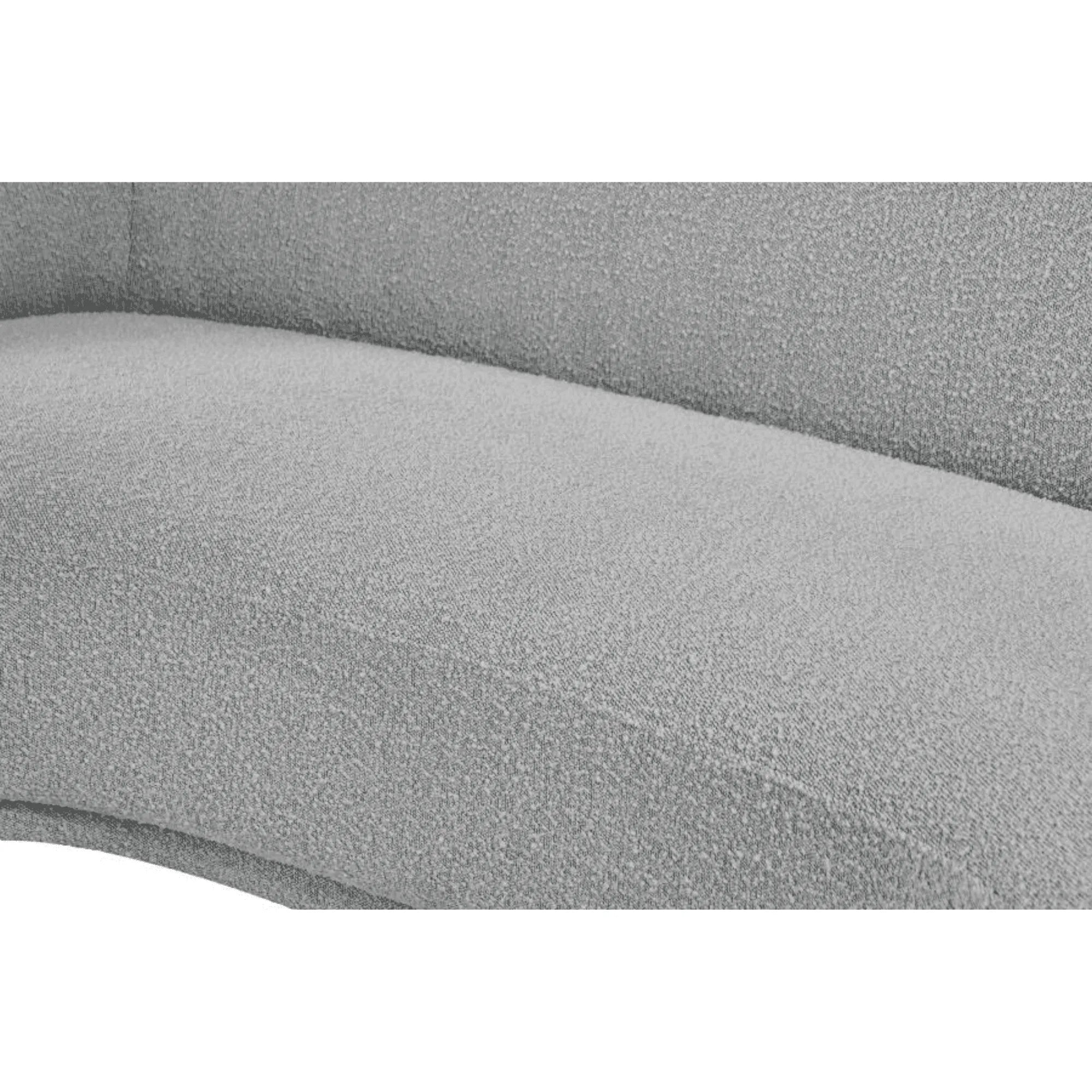 Rich grey upholstered sofa