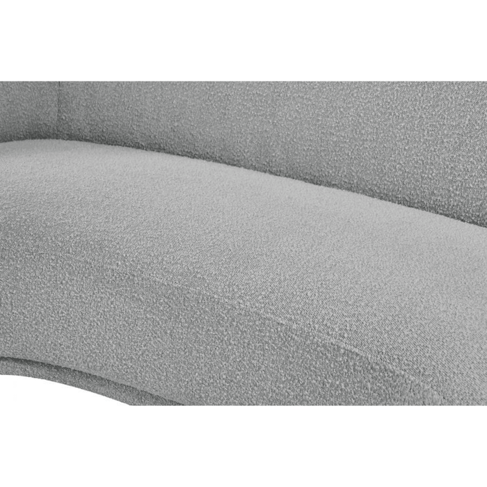 Rich grey upholstered sofa
