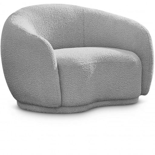 Grey boucle sofa