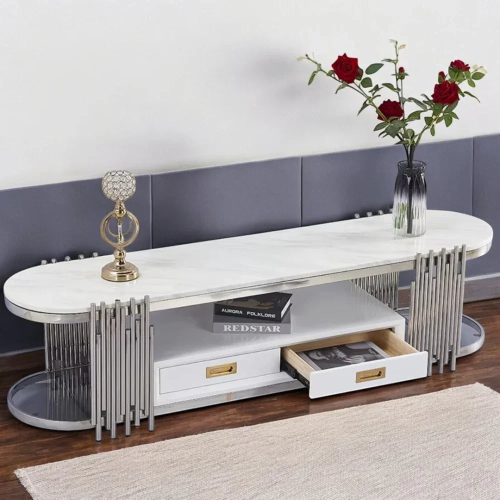 A Marble-Topped Centerpiece for Your Screen