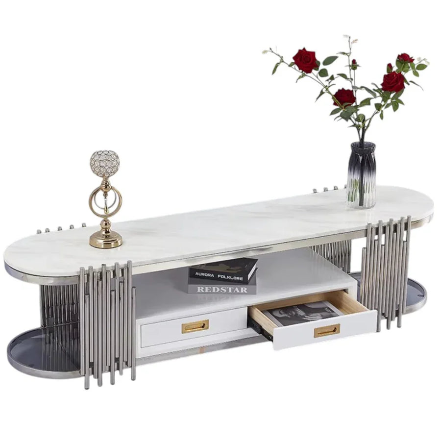 Built for Large Screens, 2 Drawers Included